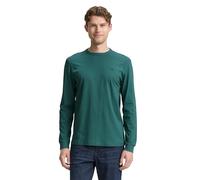TOM TAILOR 1048902 Maglietta a Maniche Lunghe, 14171-Jasper Green, 3XL Uomo
