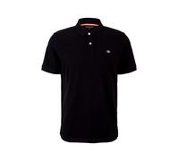 TOM TAILOR Polo Basic Piqué, Uomo, Nero (Black 29999), L