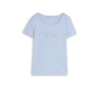 TOM TAILOR Maglietta blu chiaro Donna - Abbigliamento - Taglie comode - Maglie e top - Maglie e T-shirt TOM TAILOR L