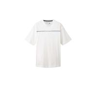 TOM TAILOR Maglietta blu notte / blu colomba / bianco Uomo - Abbigliamento - Taglie comode - Maglie e T-shirt TOM TAILOR L