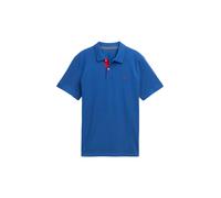 TOM TAILOR Polo Basic Piqué, Uomo, Blu (Advanced Blue 11132), S