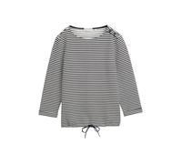 TOM TAILOR Maglietta blu scuro / bianco Donna TOM TAILOR XS blu scuro / bianco
