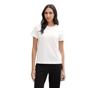 TOM TAILOR Maglietta da Donna, 10315 - Whisper White, S
