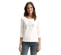 TOM TAILOR Maglietta da Donna, 10320 - Soft Clear White, L
