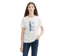 TOM TAILOR Maglietta da Donna, 10320 - Soft Clear White, XXL