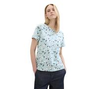 TOM TAILOR Maglietta da Donna, 35316 - Fiori Blu Offwhite, XXS