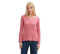 TOM TAILOR Maglietta da Donna, 37445 - Strisce Bianche e Rosse, Misura Piccola, XL