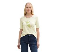 TOM TAILOR Maglietta da Donna con Stampa, 37763 - Touch of Mint, L