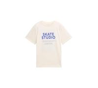 TOM TAILOR Maglietta da Ragazzo, 12906 - Wool White, 176
