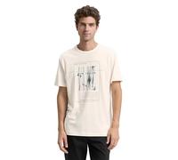 TOM TAILOR Maglietta da Uomo, 10348 - Gardenia White, L