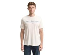 TOM TAILOR Maglietta da Uomo, 10348 - Gardenia White, S