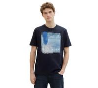 TOM TAILOR 1040898 T-Shirt, 10668-Sky Captain Blue, M Uomo