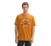 TOM TAILOR Maglietta da Uomo, 10821 - Burro Peanut Brown, XS