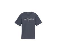 TOM TAILOR Maglietta grafite / bianco Uomo - Abbigliamento - Taglie comode - Maglie e T-shirt TOM TAILOR S