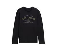TOM TAILOR Maglietta grigio / nero / bianco Uomo TOM TAILOR L
