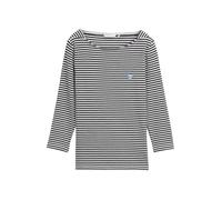 TOM TAILOR Maglietta marino / blu chiaro / bianco Donna TOM TAILOR M marino / blu chiaro / bianco