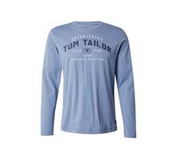 TOM TAILOR Maglietta marino / blu chiaro / bianco Uomo TOM TAILOR L