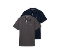 TOM TAILOR 1044879 Polo, 10899-Tarmac, Colore: Grigio, L Uomo