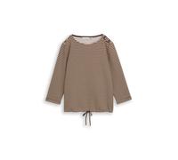 TOM TAILOR Maglietta marrone chiaro / marrone scuro Donna - Abbigliamento - Taglie comode - Maglie e top - Maglie e T-shirt TOM TAILOR XS