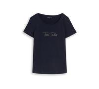 TOM TAILOR Maglietta navy / argento Donna - Abbigliamento - Taglie comode - Maglie e top - Maglie e T-shirt TOM TAILOR XS