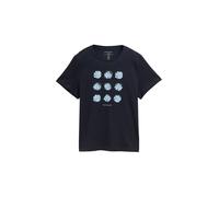 TOM TAILOR Maglietta navy / blu chiaro / bianco Donna TOM TAILOR M navy / blu chiaro / bianco