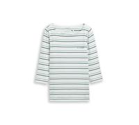 TOM TAILOR Maglietta navy / blu fumo / blu chiaro / bianco Donna - Abbigliamento - Taglie comode - Maglie e top - Maglie e T-shirt TOM TAILOR XS
