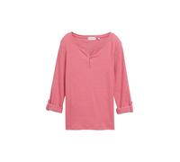 TOM TAILOR Maglietta rosso chiaro / offwhite, Taglia M