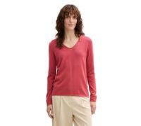 TOM TAILOR 1012976 Pullover, 11016-Bacca Rossa, XL Donna