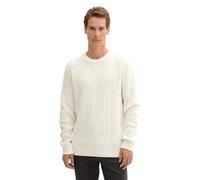 TOM TAILOR Maglione da Uomo, 10332 - Bianco, S