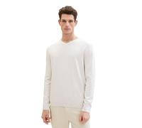 TOM TAILOR Maglione da Uomo, 13174 - Soft Vanilla Melange, XXL