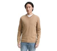 TOM TAILOR Maglione da Uomo, 31089 - Hazel Brown Melange, XL