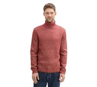 TOM TAILOR Maglione da Uomo, 36327 - Dark Burgundy Red White Core, XL