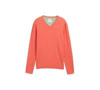 Tom Tailor Maglione da Uomo, 37099 - Coral Red Melange, L