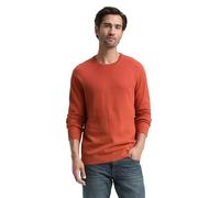 TOM TAILOR Maglione da Uomo, 38680 - Ruggine Red Melange, XXL