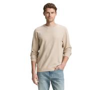 TOM TAILOR Maglione da Uomo, 38774 - Twotone Beige Offwhite, L