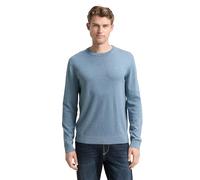 TOM TAILOR Maglione da Uomo, 39094 - Faded Blue Melange, S