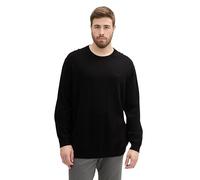 TOM TAILOR Maglione da Uomo Plus Size, 29999 - Black, XXL Plus