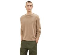 TOM TAILOR Maglione, Uomo, Marrone (Hazel Brown Melange 31089), M