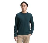 TOM TAILOR Maglione Uomo 1039805, 21545 - Sapphire Green Melange, XL