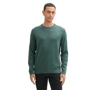 Tom Tailor Maglione Uomo 1039805, 30358 - Green Dust Melange, S
