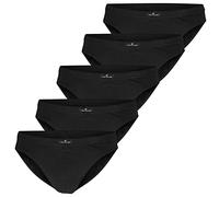 TOM TAILOR Mini Slip 5er Pack-Spiaggia Uomo, Nero (black 9000), Large (Taglia produttore: L/6)
