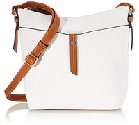 TOM TAILOR Novara, Borsa a tracolla Donna, Bianco (White), 28x8,5x25
