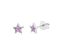 TOM TAILOR Orecchini da bambina in argento 925, con zirconi, a forma di stella, TT-E0037