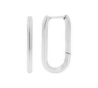 TOM TAILOR - Orecchini da Donna in Acciaio inox - Argentato - Creoli - TT-E0014