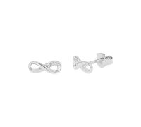 TOM TAILOR - Orecchini da Donna in Argento 925 - con Zircone - Orecchino a Perno ad Infinito - TT-E0023