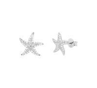 TOM TAILOR - Orecchini da donna in argento 925, con zirconi, a forma di stella marina, TT-E0068