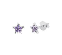 TOM TAILOR - Orecchini da Ragazza in Argento 925 - con Zircone - Orecchino a Perno a Stella - TT-E0008