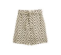 TOM TAILOR Pantaloni crema / marrone / nero Donna TOM TAILOR 46 crema / marrone / nero