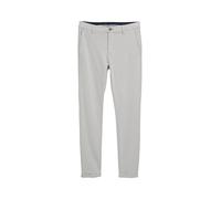 TOM TAILOR Pantaloni da Uomo in Jersey Travis Slim Fit Chino, 38152 Blueish Grey Two Tone Pique, 33W x 34L