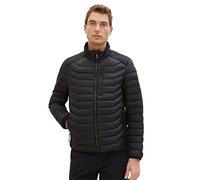 TOM TAILOR Piumino Ibrido da con Collo in Piedi, 29999-Nero, 3XL Uomo